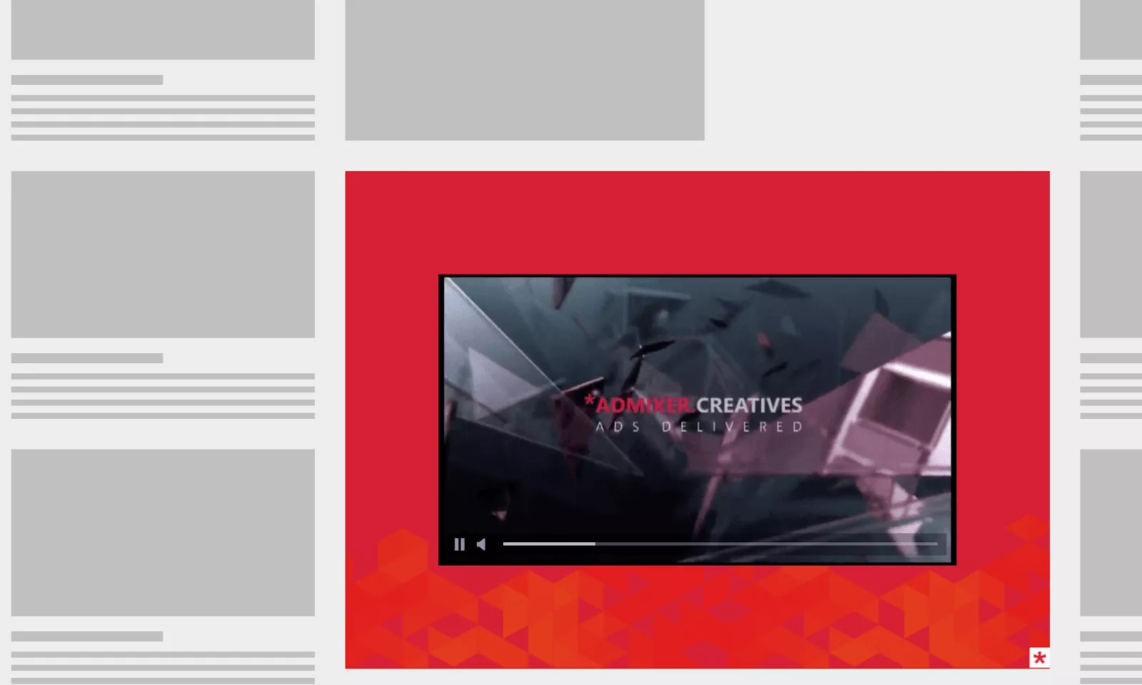 Exemples de vidéos In-Banner - Blog Admixer