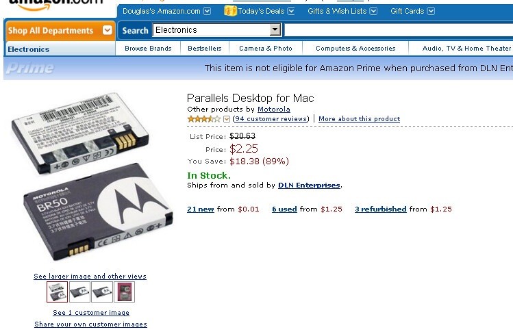 Exemple Amazon