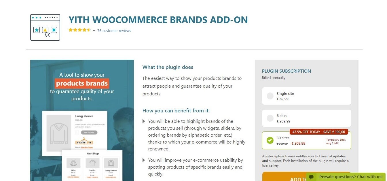 Complemento Yith Woocommerce