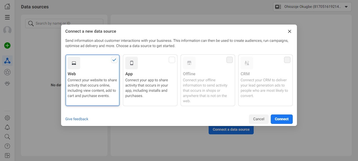 Retargeting degli annunci di Facebook