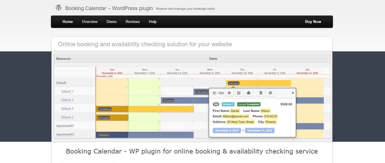 WordPress Termin- und Buchungs-Plugin