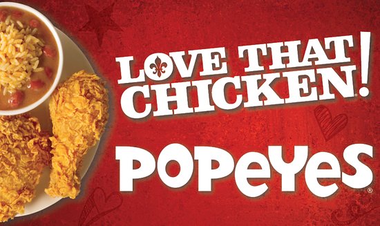 Popeyes Hühnchen-Slogan