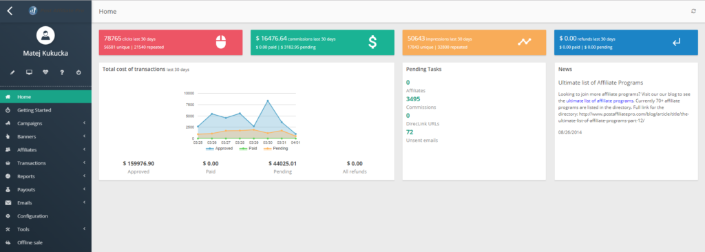 วิธีจัดการโปรแกรมพันธมิตรของคุณอย่างมืออาชีพ (ด้วย Post Affiliate Pro)