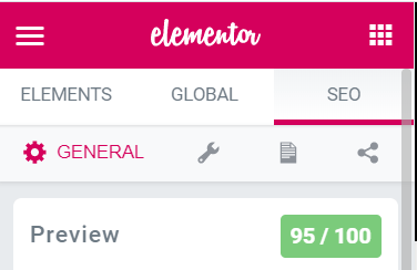 Rank Math Elementor Integration