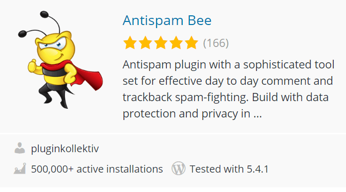 Antispam Bee WordPress Plugin