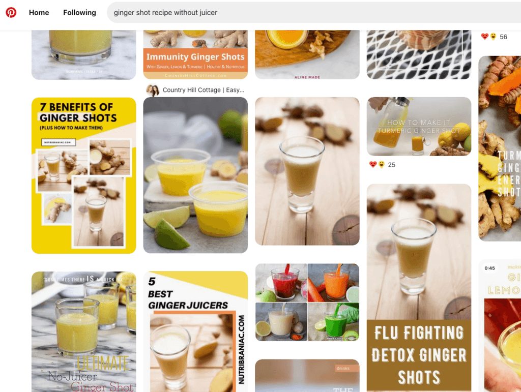 exemple de contenu de marketing d'affiliation pinterest