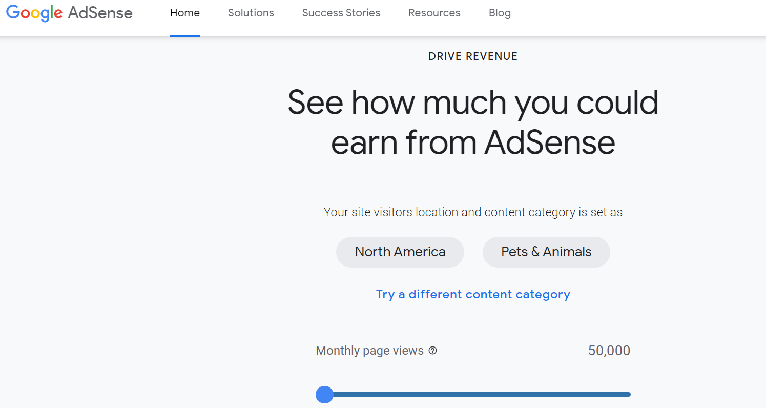 أرباح جوجل Adsense المحتملة