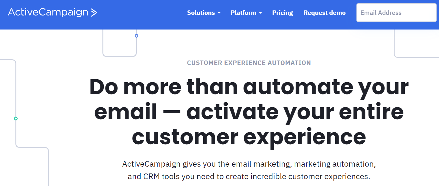 Marketing por e-mail ActiveCampaign