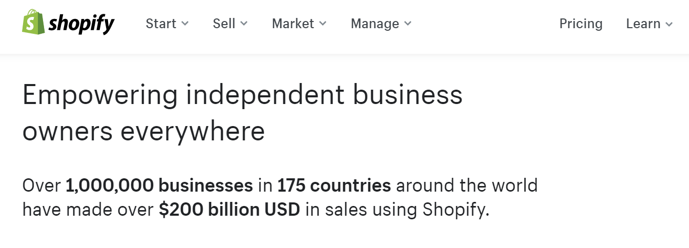 Shopify 電子商務平台