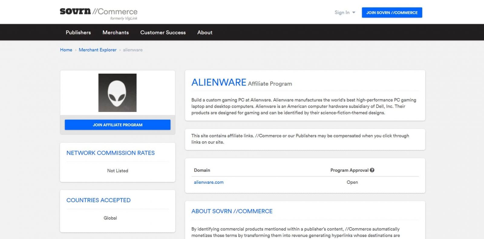 Programme d'affiliation Alienware