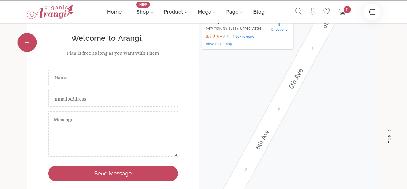 web-design-arangi-contact-form-organic-theme