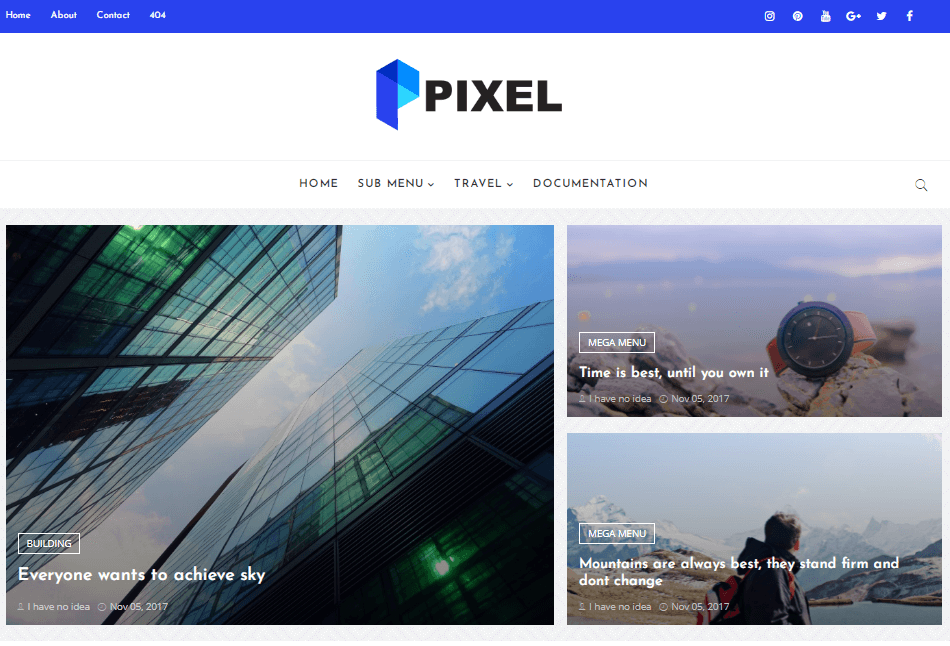 Pixel Blogger-Design