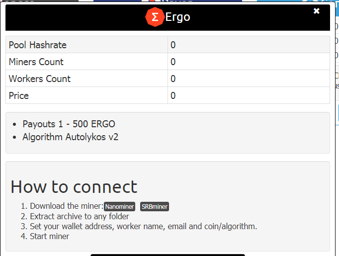 2.3 nanopool 다운로드 - Ergo 코인 채굴 방법
