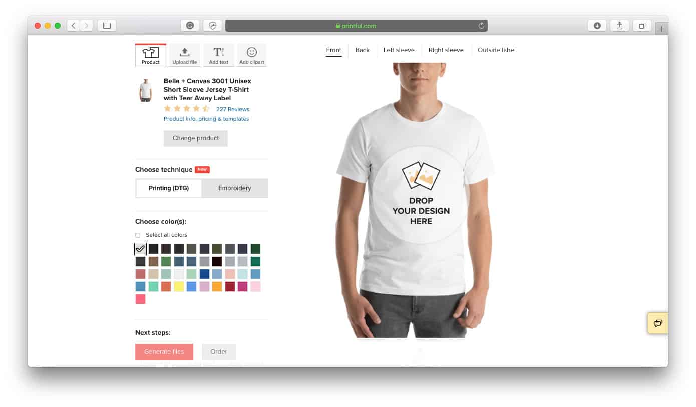 Bedruckbarer T-Shirt-Mockup-Generator