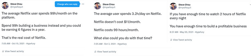 Netflixのツイート