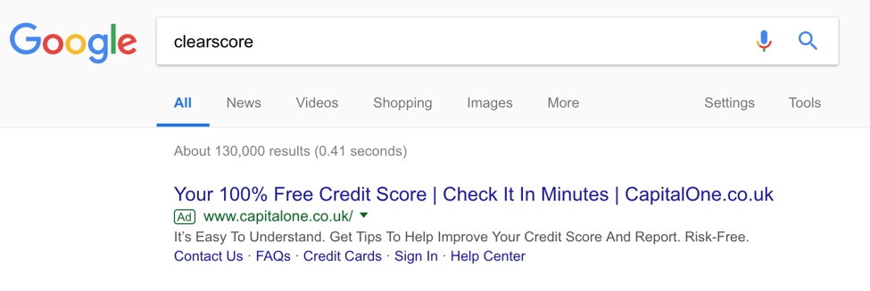 Clearscore-Serp