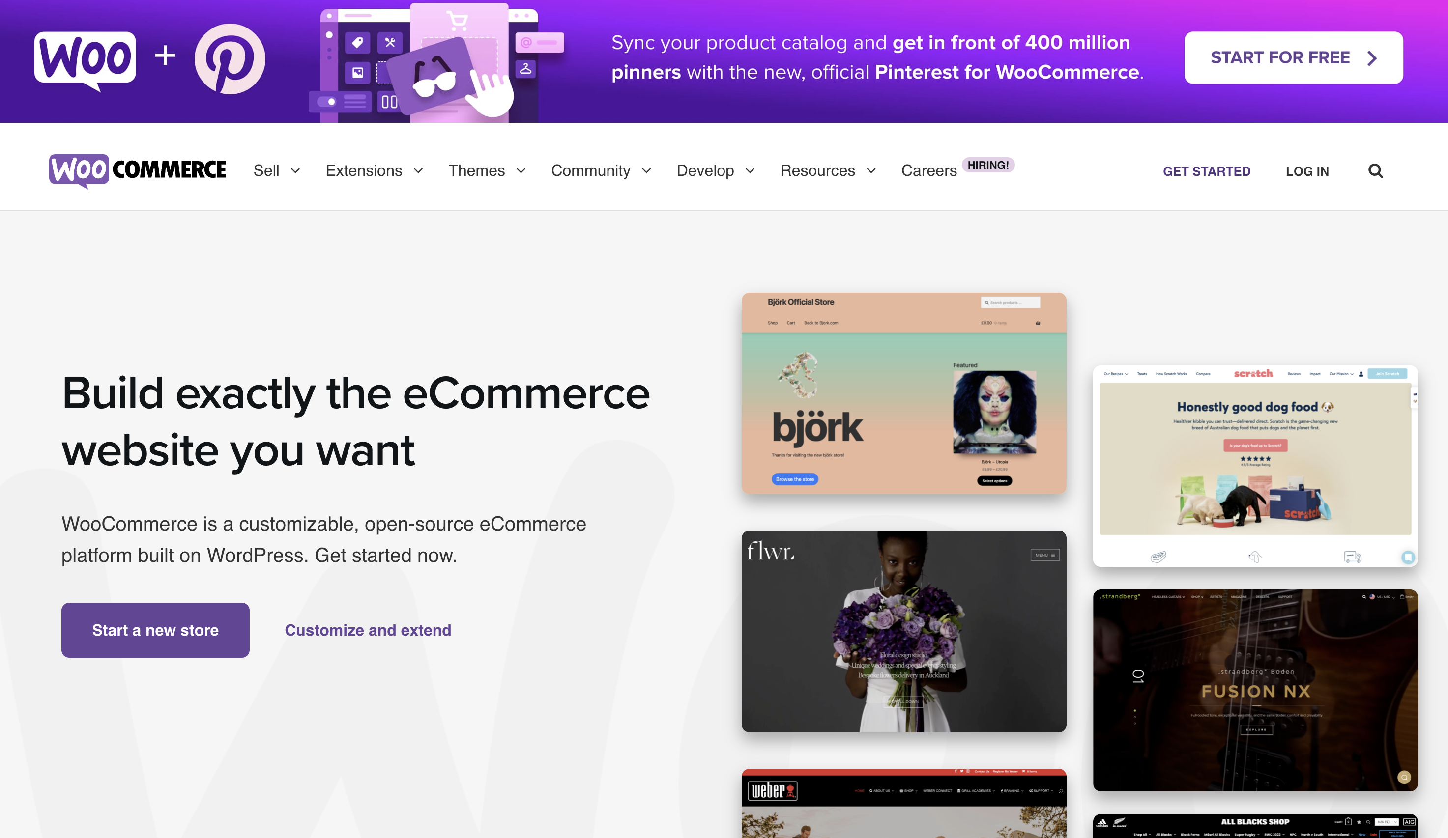 Sito Web WooCommerce