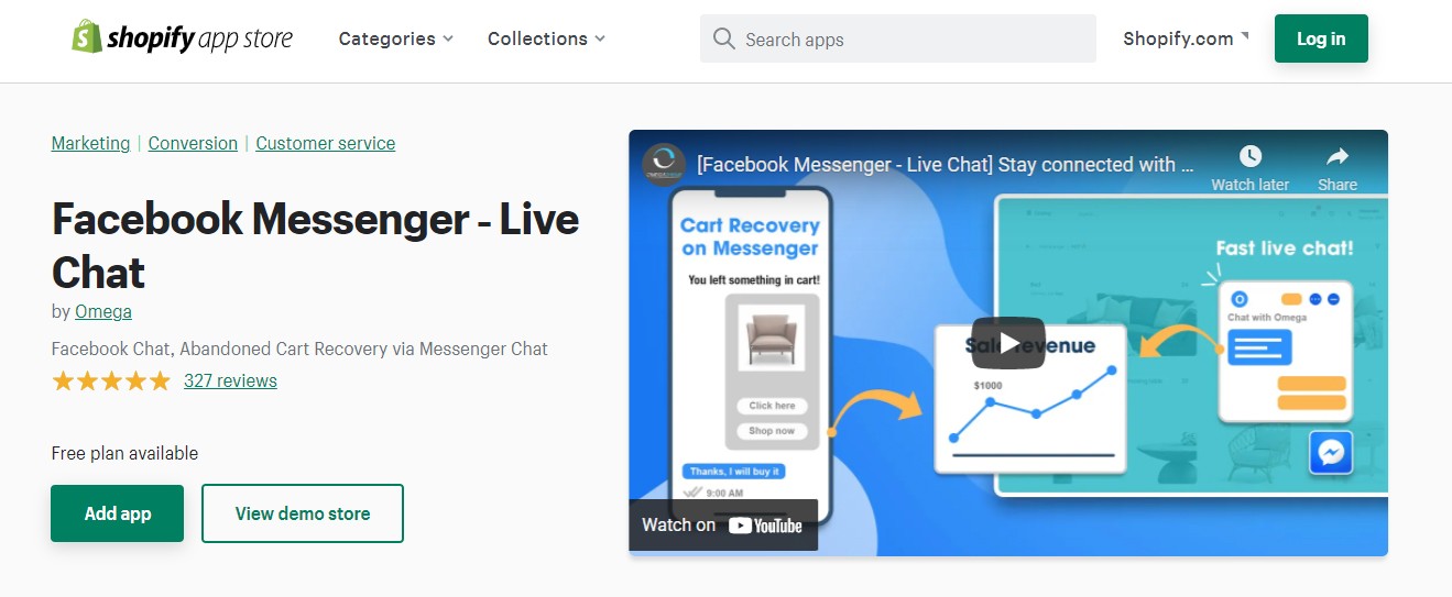 Facebook Messenger in diretta