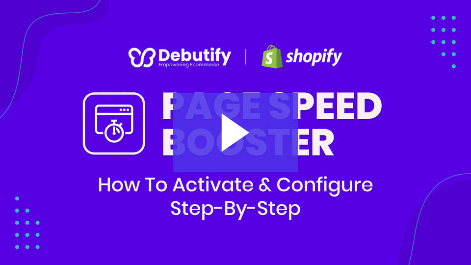 Componente aggiuntivo Page Speed ​​Booster di Debutify