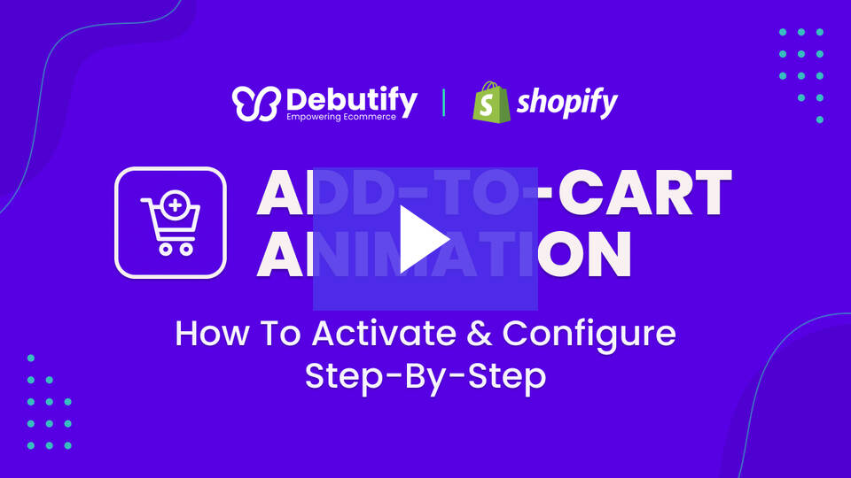 Complemento de animación de Debutify Add-To-Cart