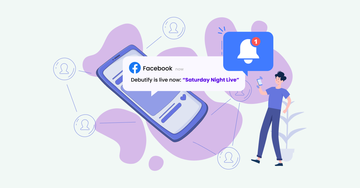 Notifica in tempo reale di Facebook