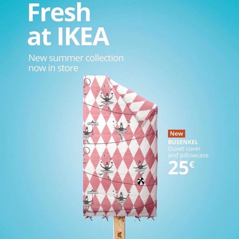 Ikea segar di Ikea ice cream / duvet creative marketing campaign