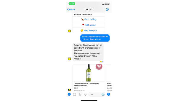 Wine Bot Lidl 英國