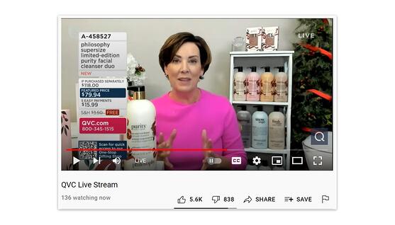 QVC acquisti dal vivo