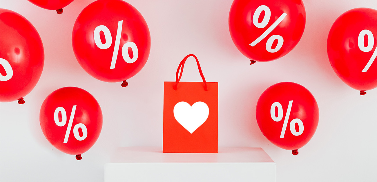 Compras de la campaña de San Valentín