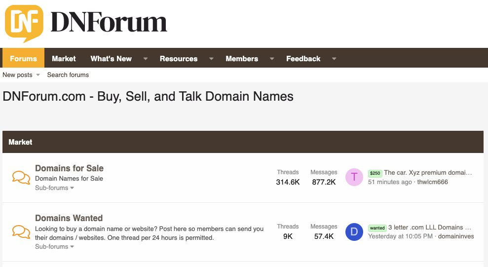 DNForum - ฟอรัมสำหรับชื่อโดเมน