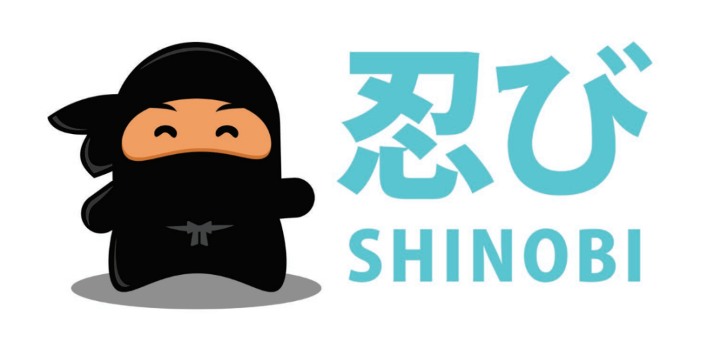 Grafik von Shinobi, dem Maskottchen von Exposure Ninja