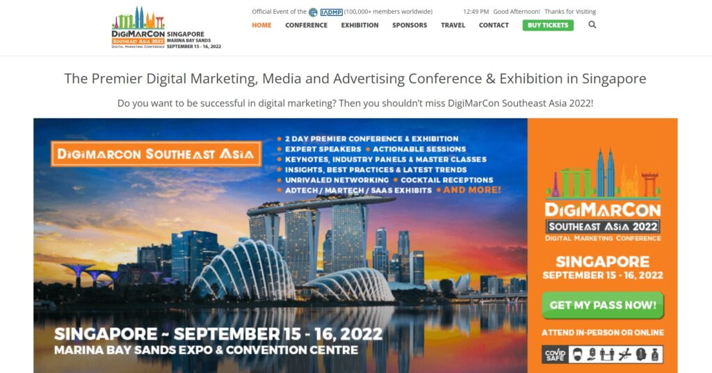 Konferensi & Pameran Pemasaran Digital, Media dan Periklanan Premier di Singapura