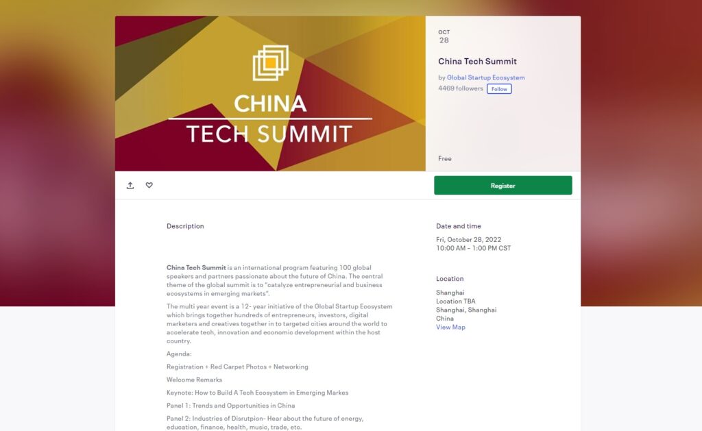 China Tech Summit