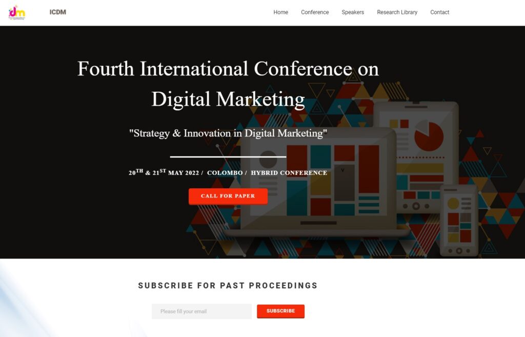 Vierte internationale Konferenz für digitales Marketing