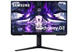 Monitor de jogos SAMSUNG Odyssey G3 de 24 polegadas, monitor de 144 hz, monitor HDMI, monitor vertical, monitor FHD, AMD FreeSync Premium, G30A (LS24AG302NNXZA)