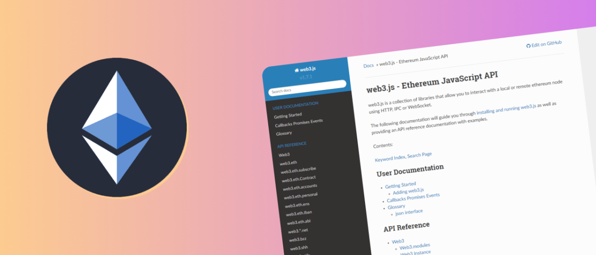 web3.js — JavaScript-API Ethereum.