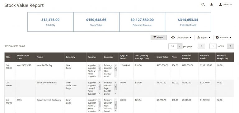 06-stock-value-report-magento2インベントリレポート