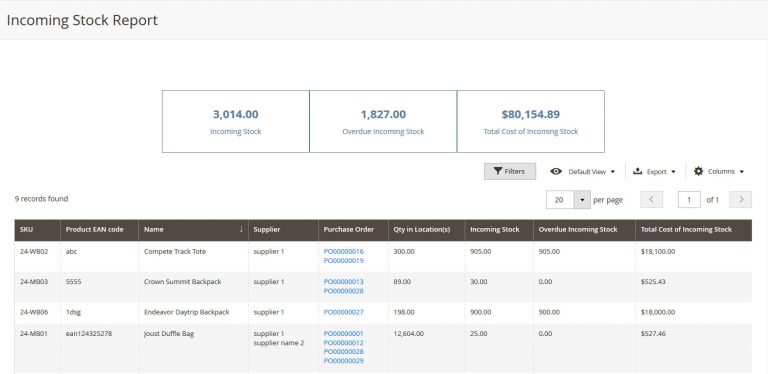 08-incoming-stock-report-magento2インベントリレポート