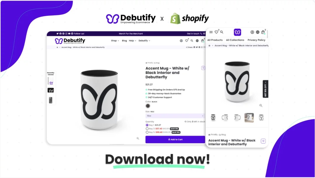 Shopify 테마 데뷔