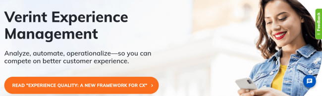 Mopinion：30のベストカスタマーフィードバックツール：概要-VerintExperienceManagementソフトウェア