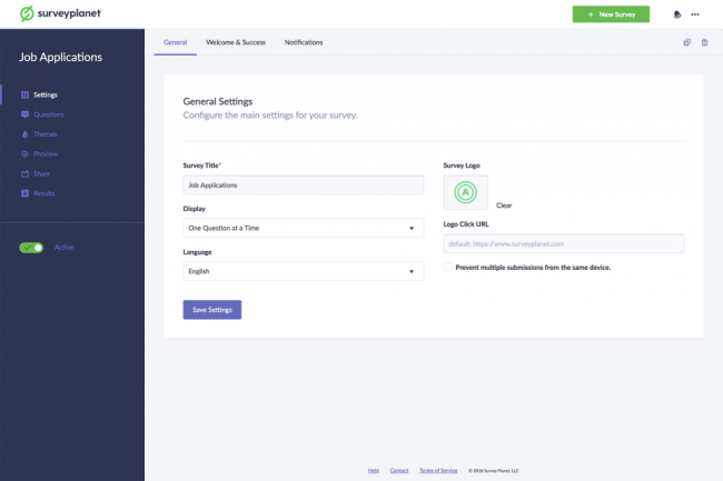 ซอฟต์แวร์สำรวจออนไลน์ SurveyPlanet