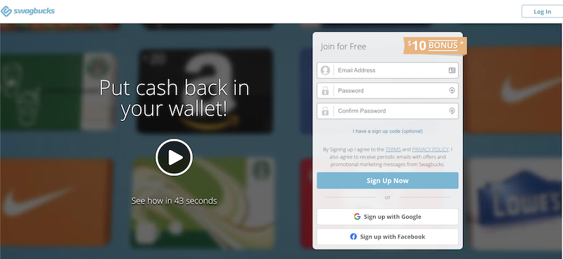 Swagbucks 家