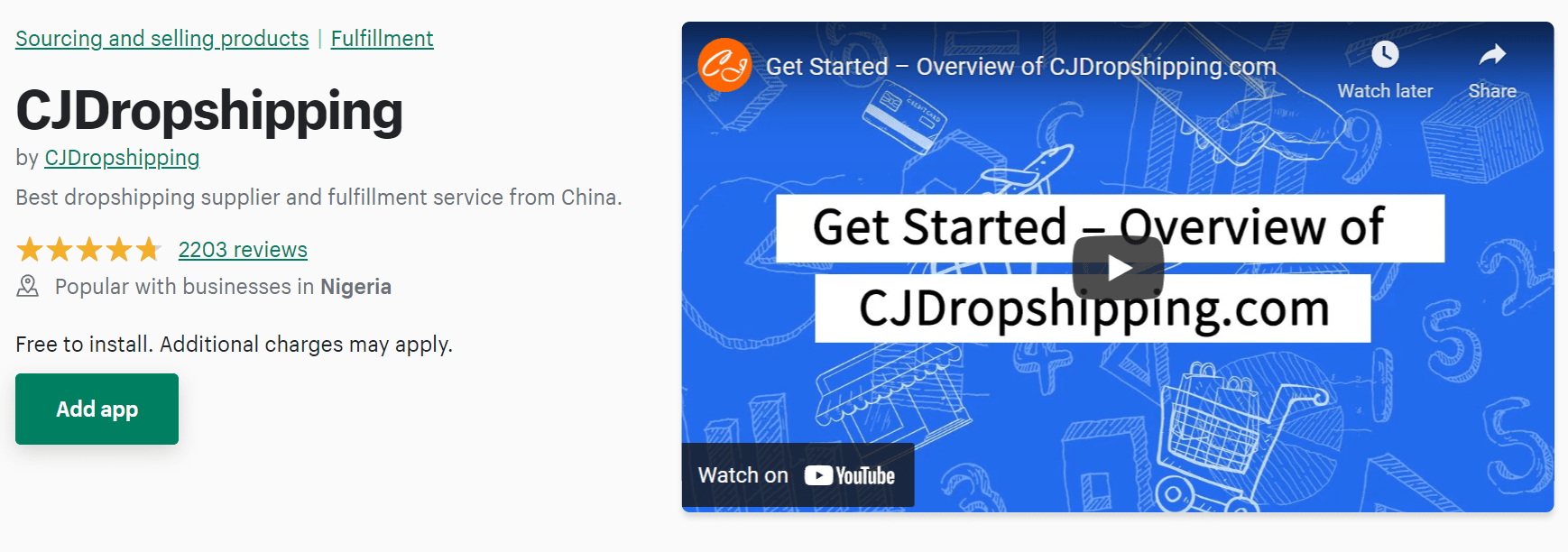 Dropshipping di CJ