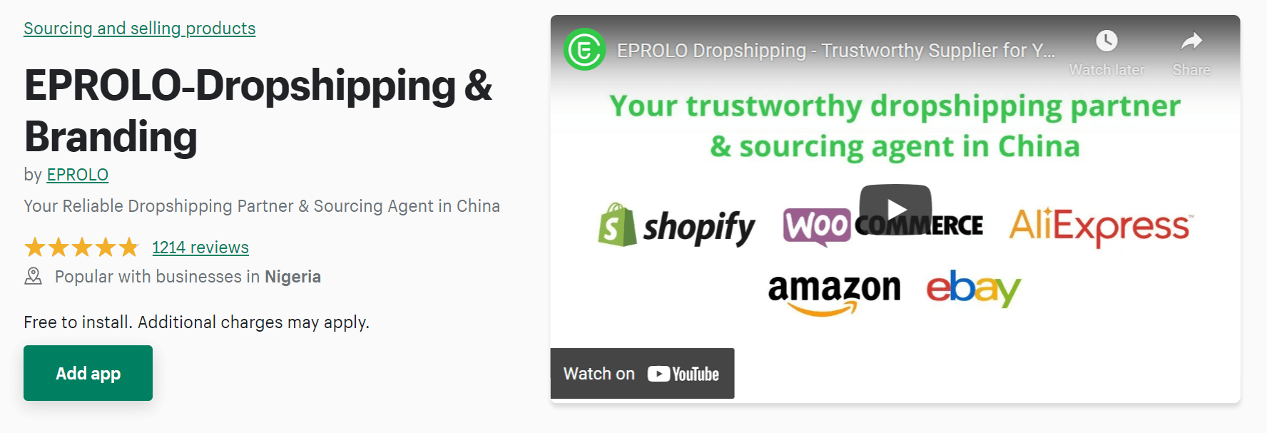 Dropshipping di Eprolo