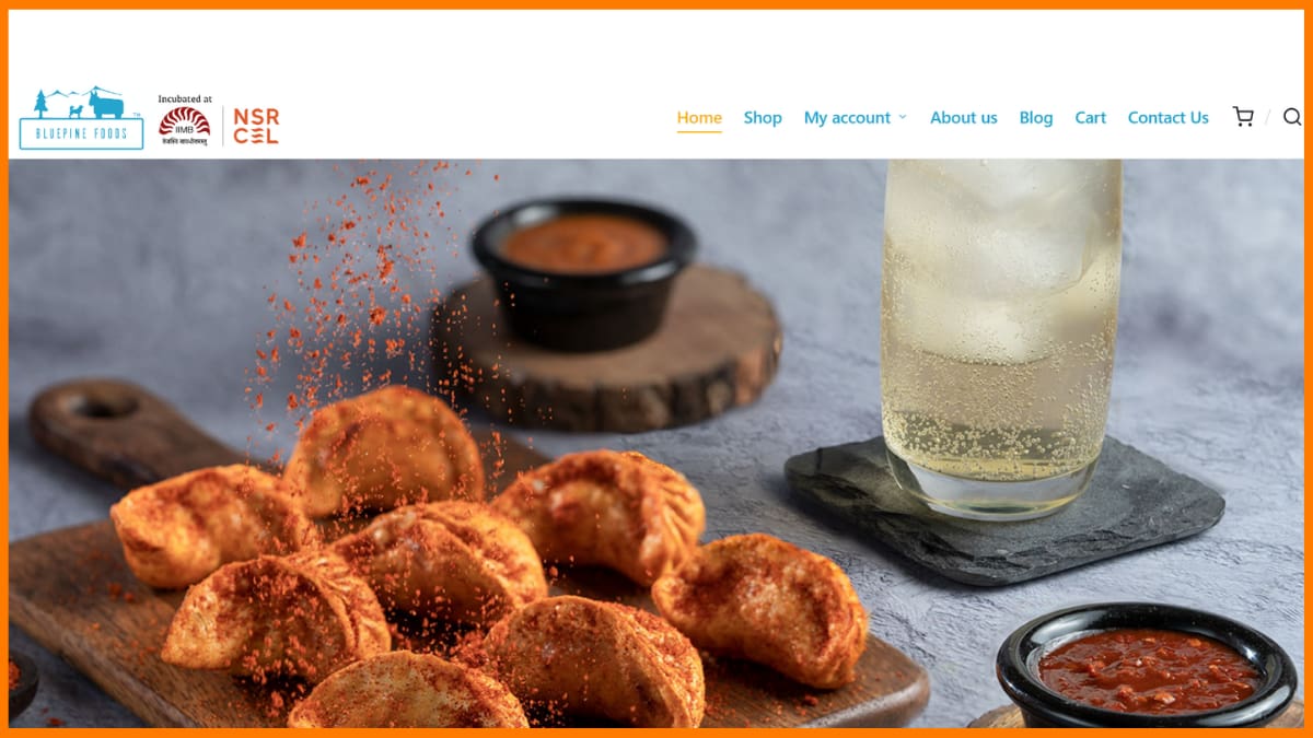 Site da Bluepine Foods