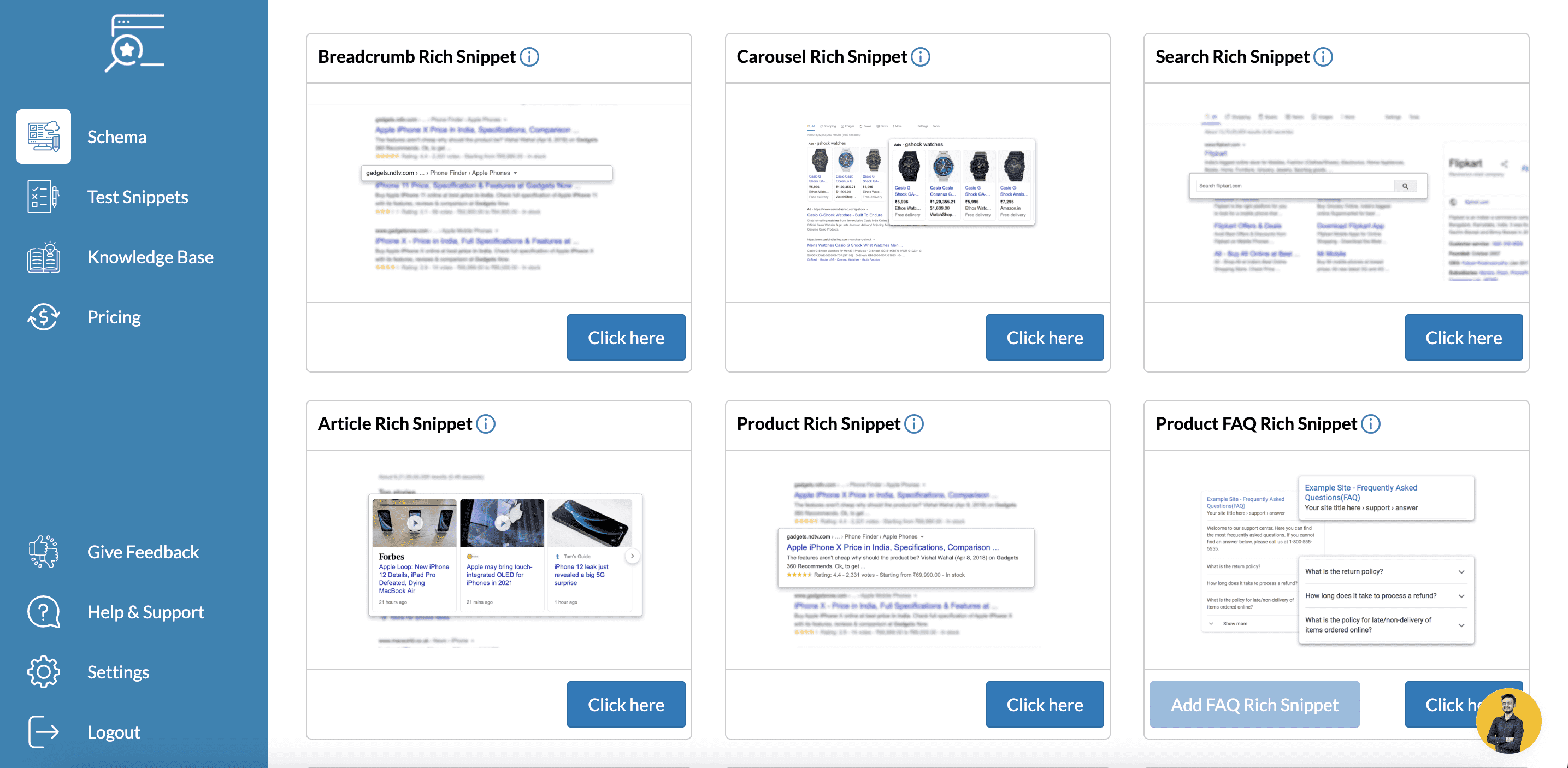 Aplicación para Shopify datos estructurados