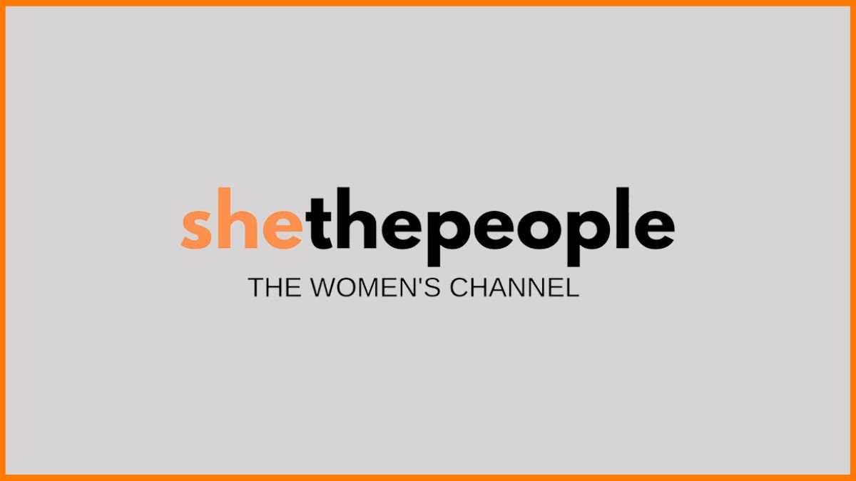 SheThePeople.TV 로고