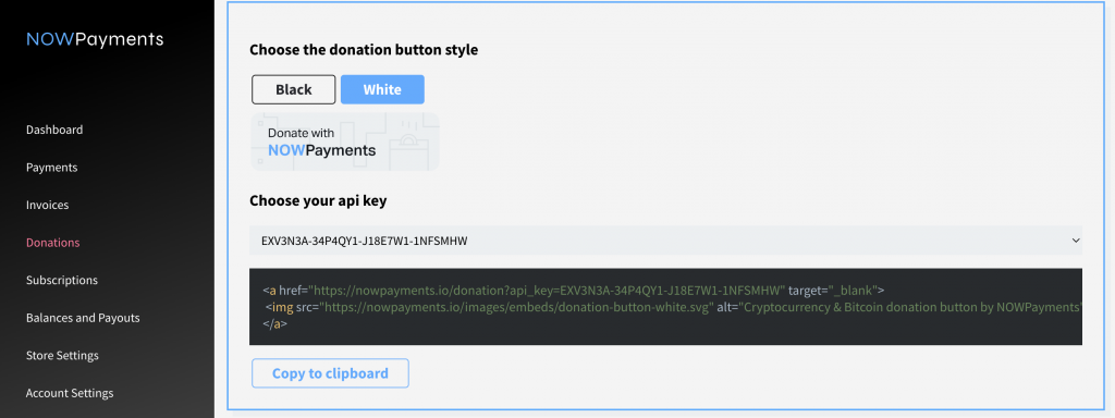 Outils pour accepter les dons de LTC