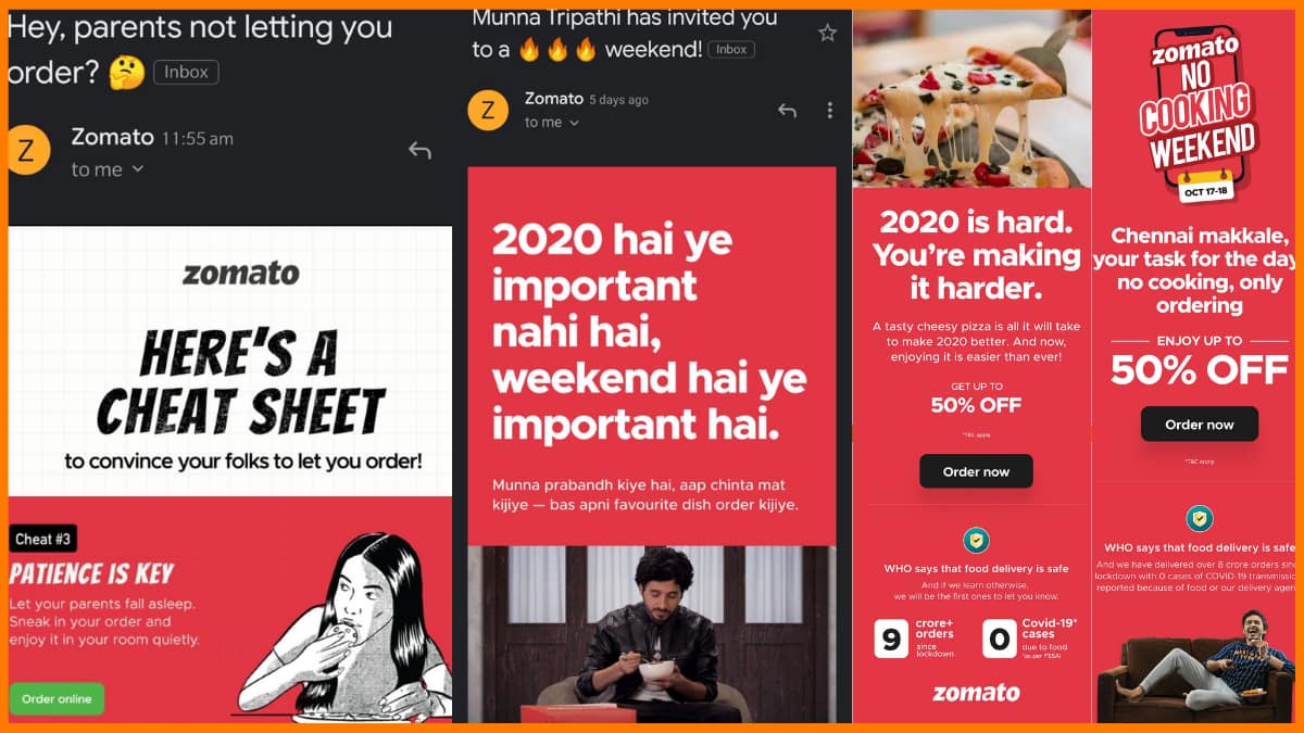 Zomato Email Marketing