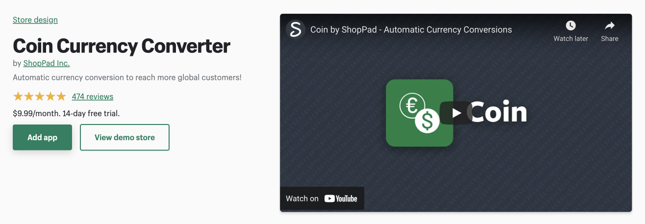 Beste Shopify-Währungswechsler-App